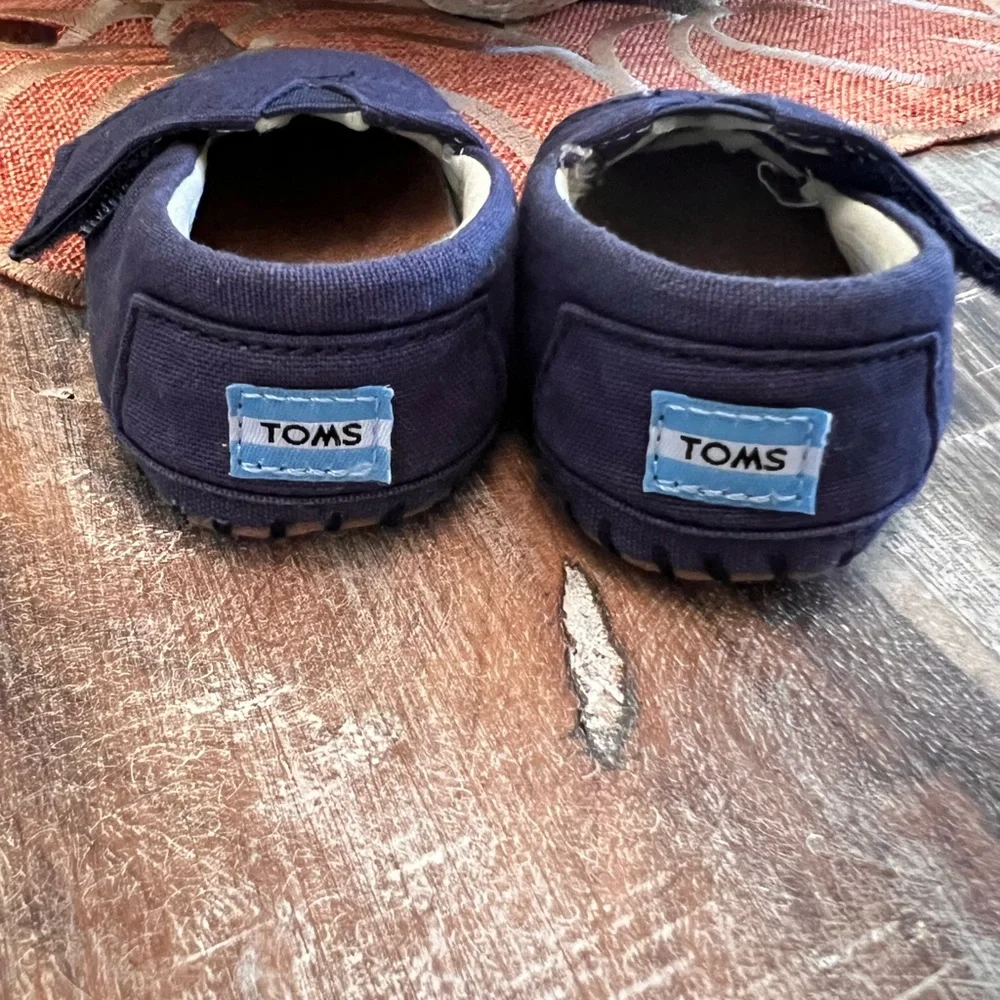 Baby Boys Tom Blue Shoes Size 2